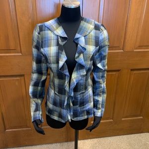 Free people Plaid Jacket